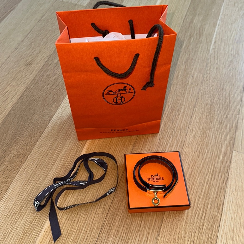 HERMES Kelly Double Tour bracelet with box and receipt - Picture 2 of 11
